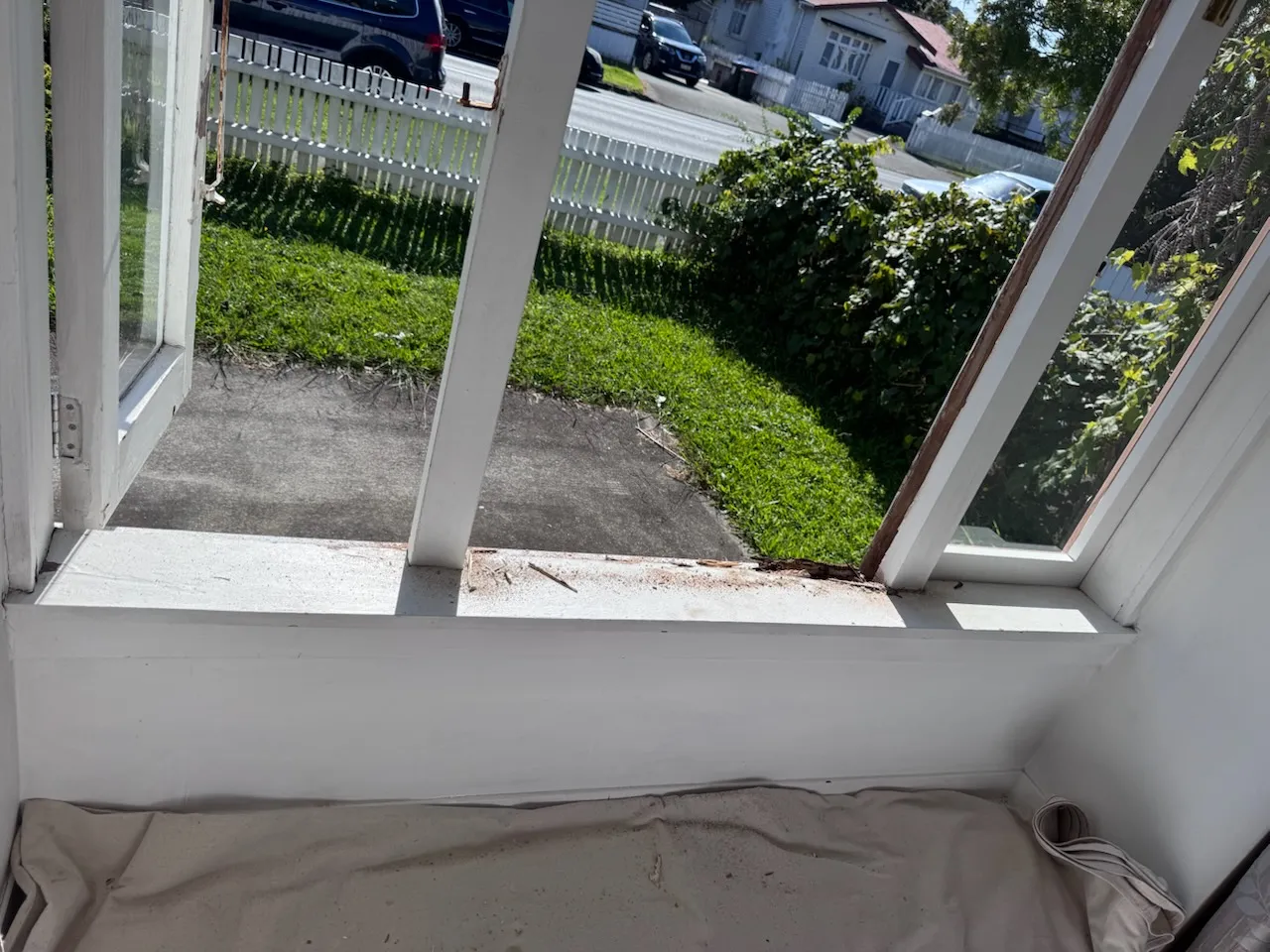Mt Albert — Joinery Replacement, Sill Replacement (before)