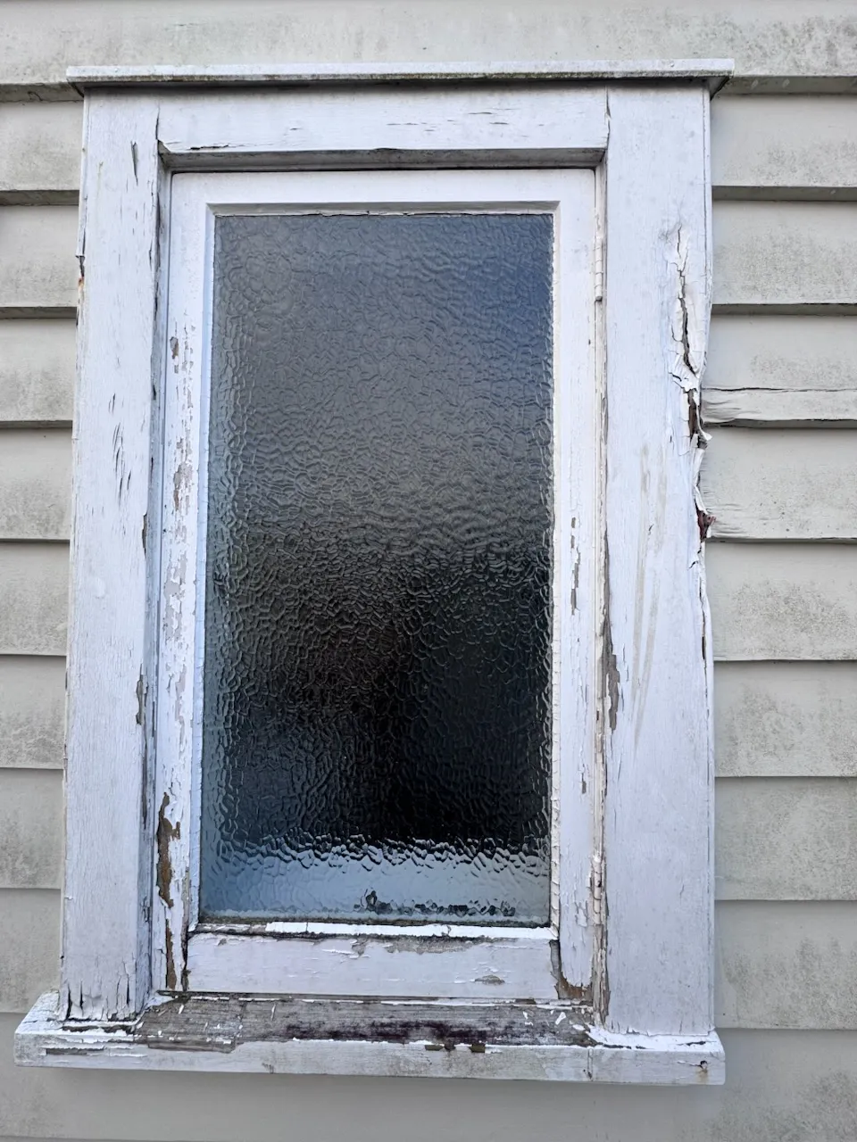 Mt Eden — Facing & Weatherboard Repair, New Hinges (before)