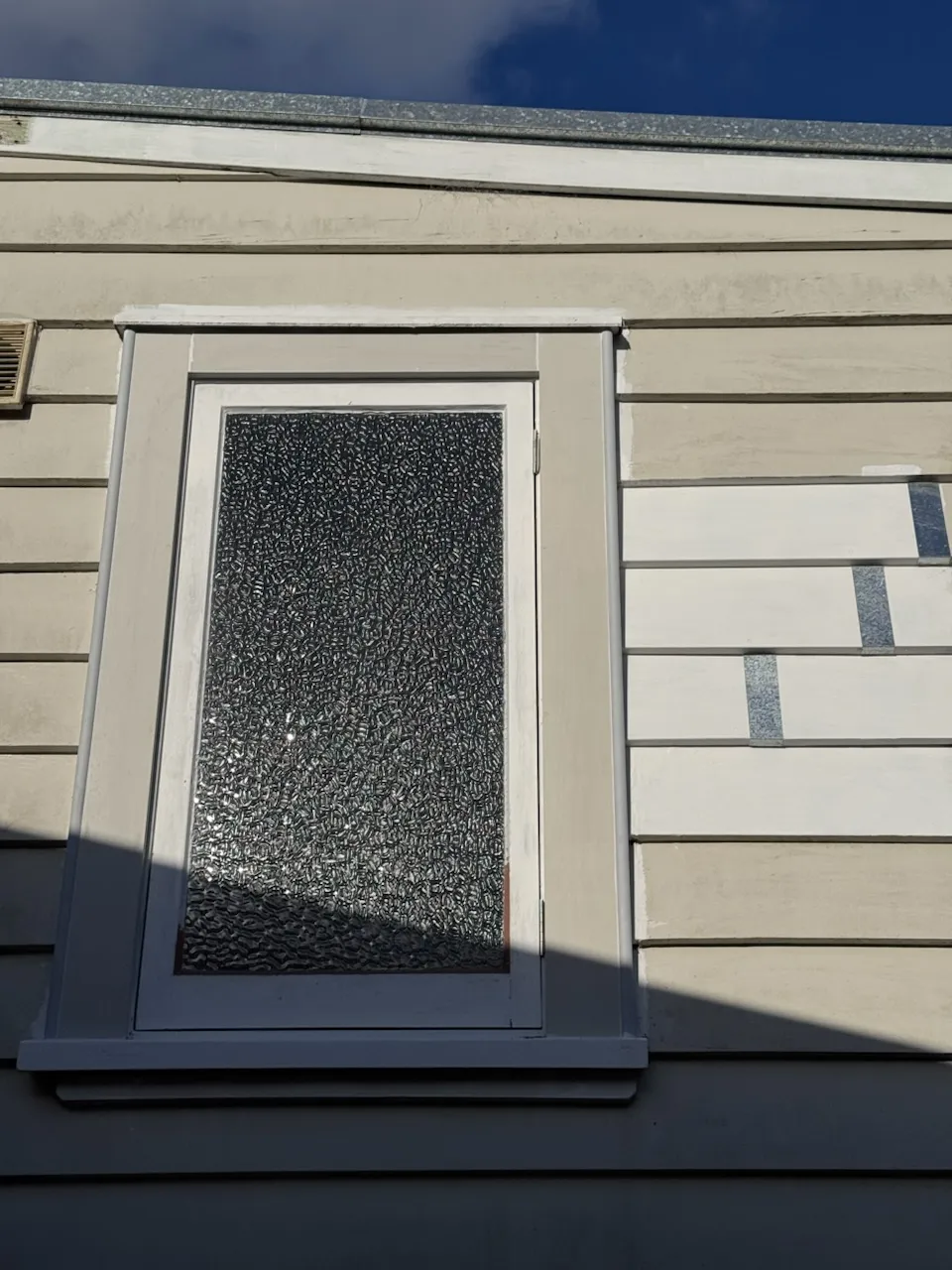Mt Eden — Facing & Weatherboard Repair, New Hinges (after)