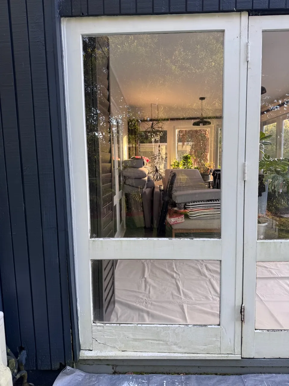 Hillsborough — Joinery Replacement, Sill Replacement, Jamb Repair, Bifold Door Service (before)