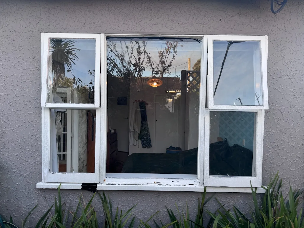 Glen Eden — Sill Replacement, Fixed Sash Replacement, Awning Replacement (before)
