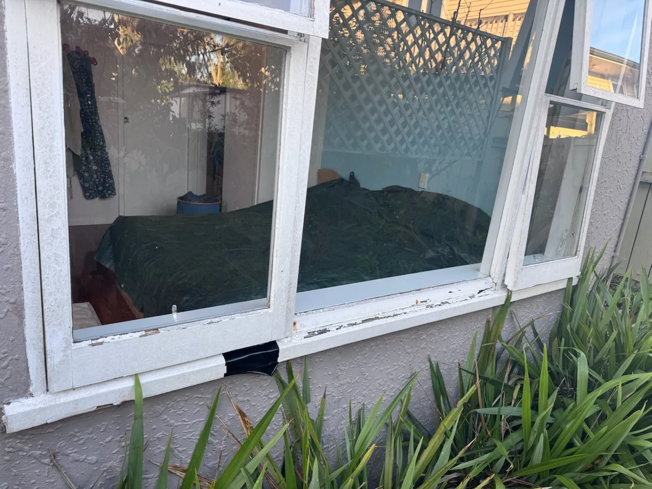 Glen Eden — Sill Replacement, Fixed Sash Replacement, Awning Replacement (before)