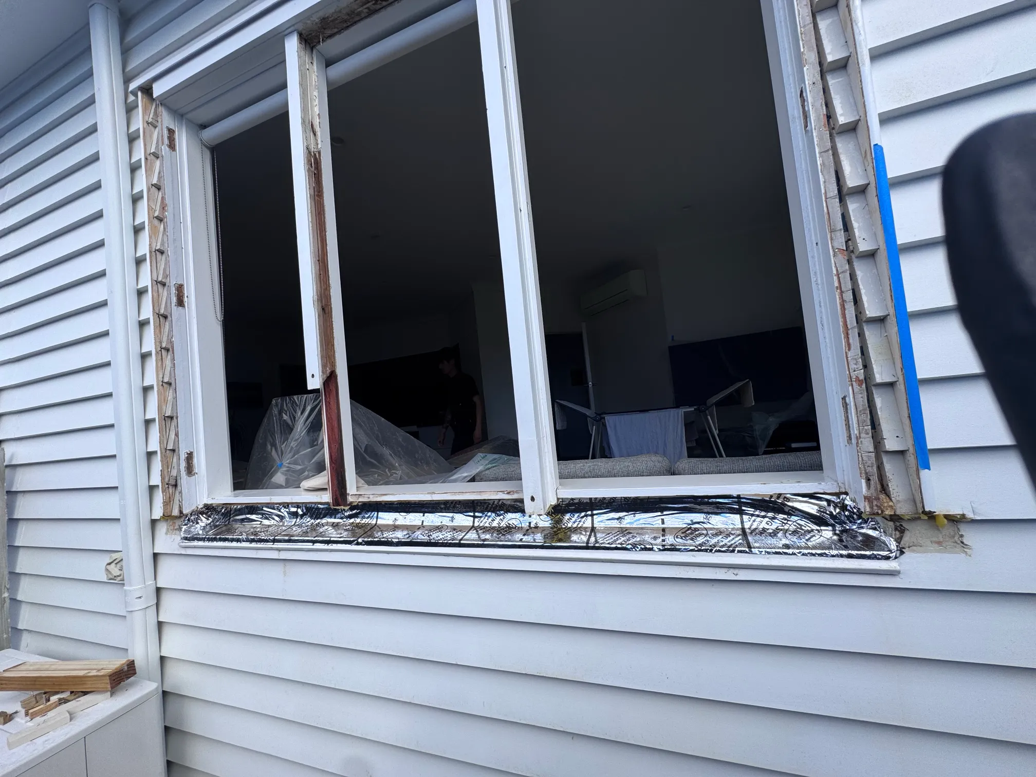 Sandringham — Sill Replacement (before)