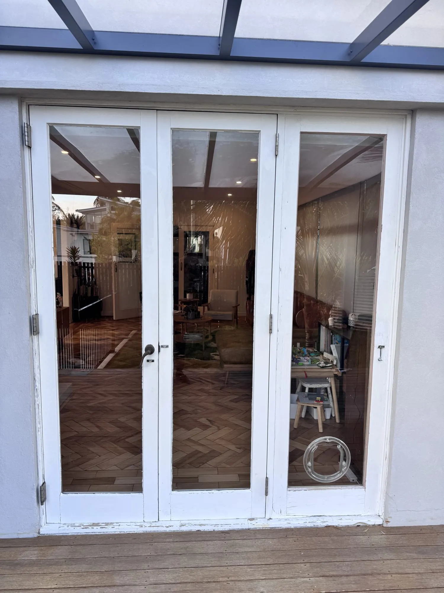 Glendowie — French Doors Converted to Bi-fold (before)